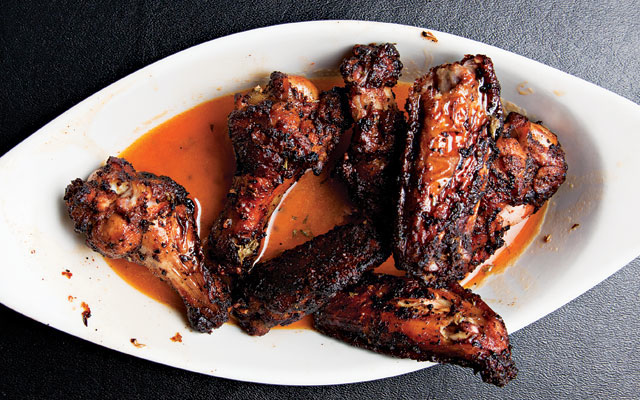 Spicy Garlic Coal Black Wings recipe - HotSauceDaily