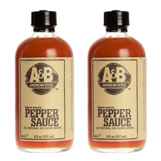 A&B American Style Pepper Sauce bottles