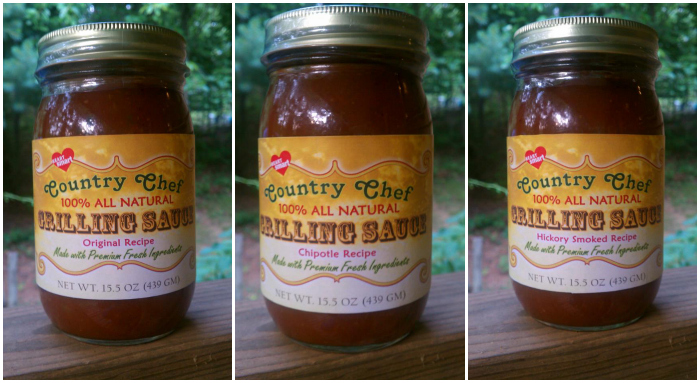 country chef grilling sauces trio