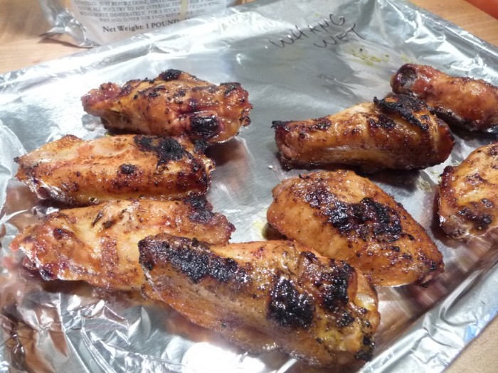 Vortex grilled wings in a er Kettle HotSauceDaily