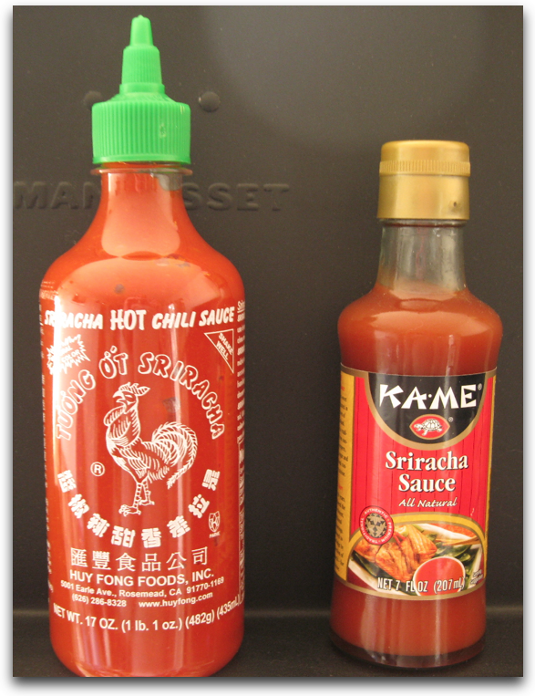 Compare Sriracha:Huy Fong and Ka-Me Sauces