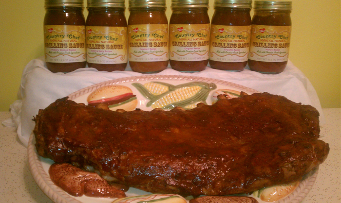 all 6 sauces from country chef grilling