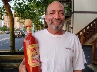 Brian with Giant Cholula